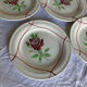 8 flat plates for starter-dessert - Saint-Amand - Model Dominique