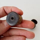 Pair of antique bronze furniture handles.