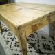 Table basse bois ancien