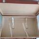 Light brown vintage suitcase