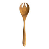 Salad server or teak spoon fork L28 D6x8
