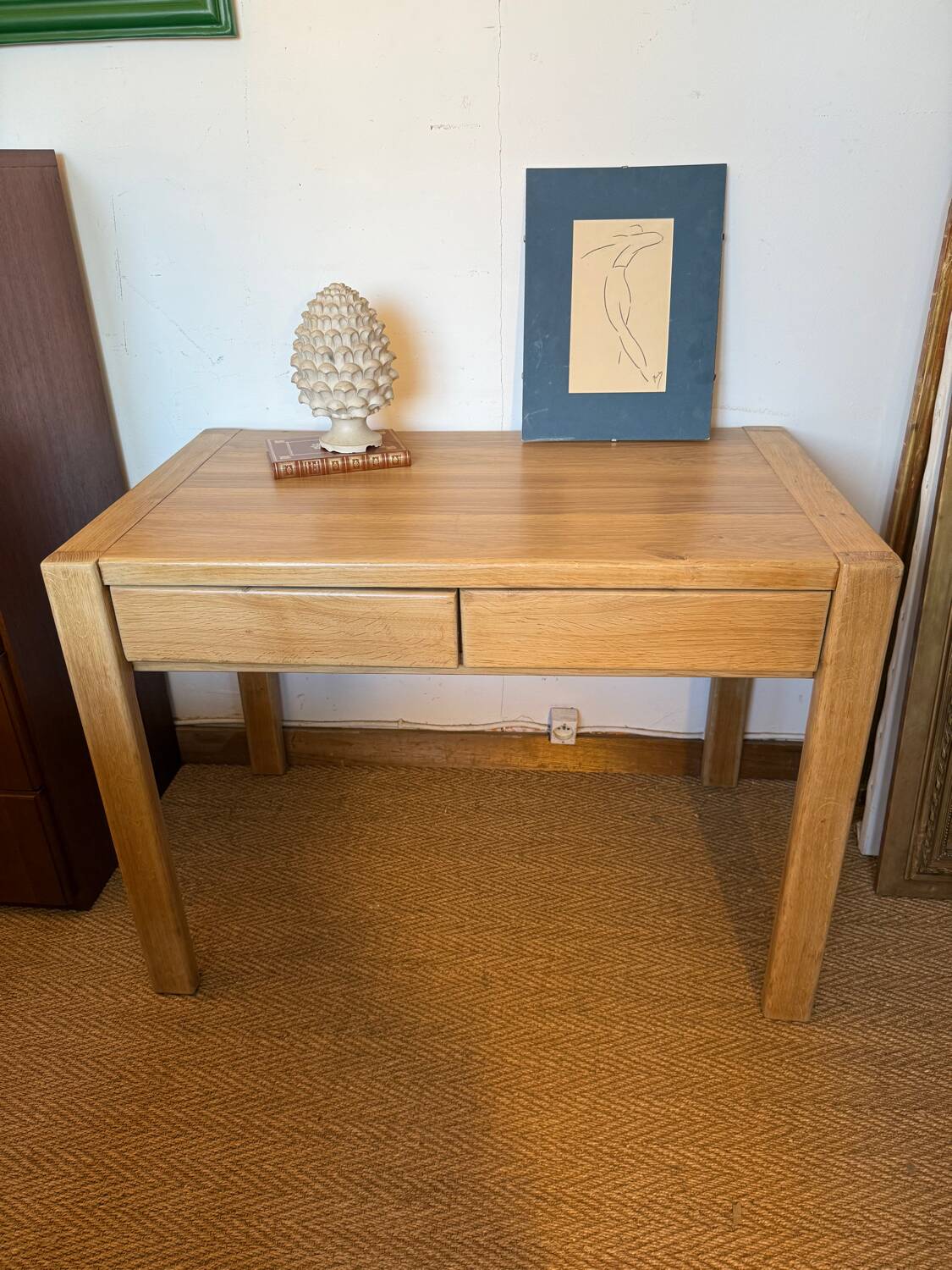 Vintage solid wood desk