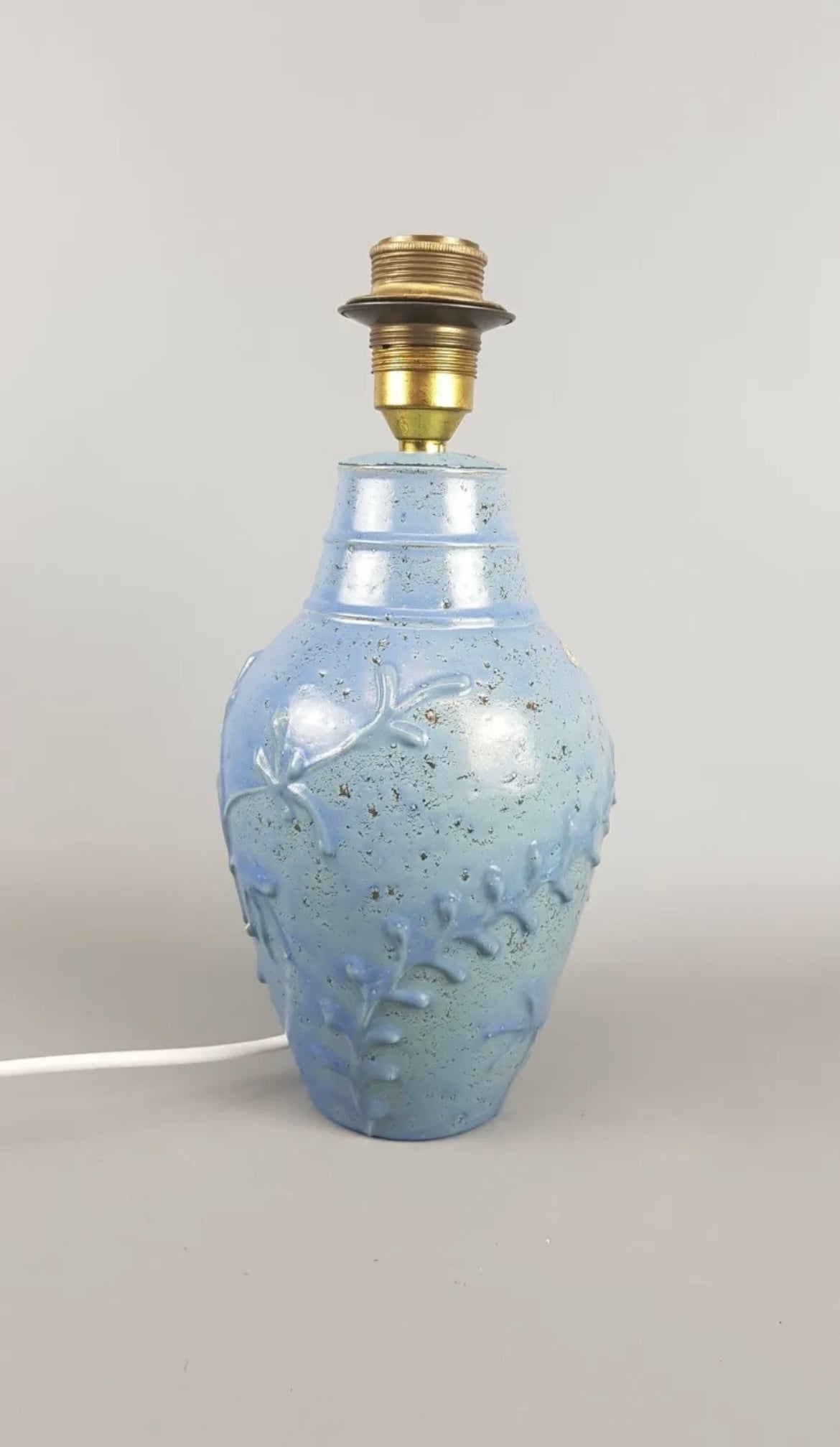 Vintage lamp in ceramic Danish design 50s 60s