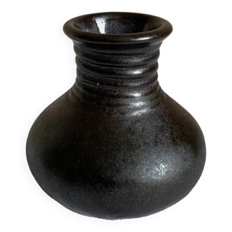 West Germany vase in glazed ceramic