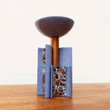 Vintage enamel candlestick