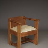 Modernist Hague School Armchair attributed to Frits Spanjaard, 1920s