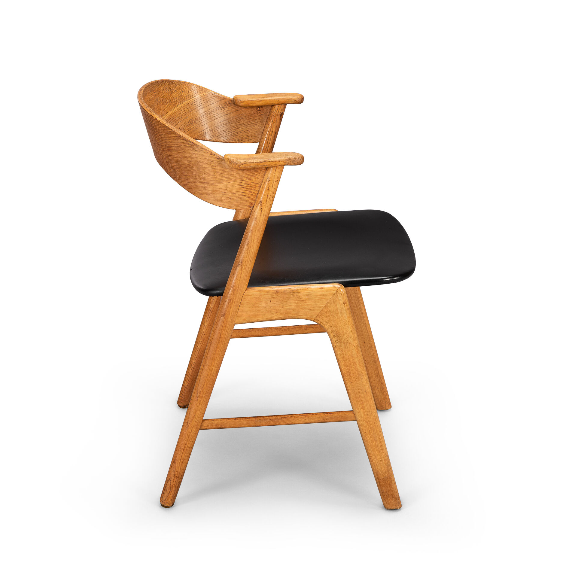 Danish Midcentury Armchair Model 32 by Kai Kristiansen in oak, 1960s