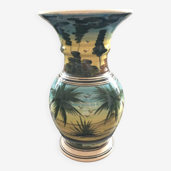 Vase déco cocotiers