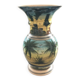 Coconut decorative vase