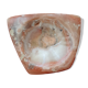 Polished agate soap dish or ashtray