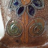 Stoneware ceramic wall soap dish by Jean Claude Monange