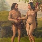 In the Flemish taste of the end of the 16th century Adam and Eve in the Garden of Eden oil on panel