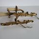 Antique Pair of Louis XV Style Gilt Metal Wall Sconces