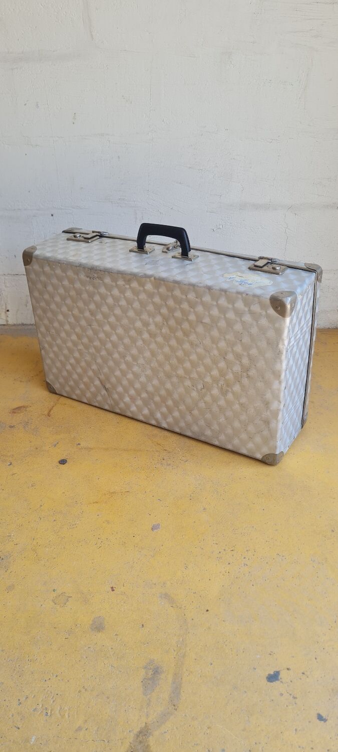 Vintage travel suitcase