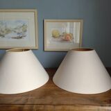 Lot de 2 abat-jours pour les pieds des lampes Chaumette