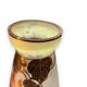 Paire de vases en pâte de verre peinte signés joma