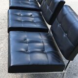 Armchairs 'capiton' black