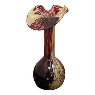 Blown glass soliflore attributed to Legras