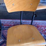 Vintage Swivel and Adjustable Industrial Workshop/Office Chair - 70s