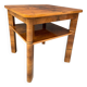 Table basse Art Déco à deux niveaux en chêne massif, années 1930