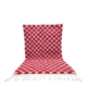 Handmade pure wool rug in traditional pink and red, 150/250 cm.