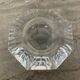 Val St Lambert hexagon ashtray in cut crystal