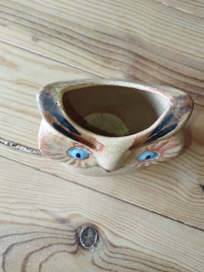 Owl vase in ceramic from Vallauris – 1960s-1970s