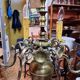 Antique bronze chandelier