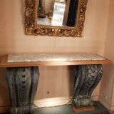Console composed haussmanian elements 19th