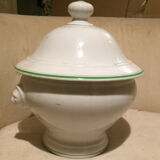 White porcelain soup
