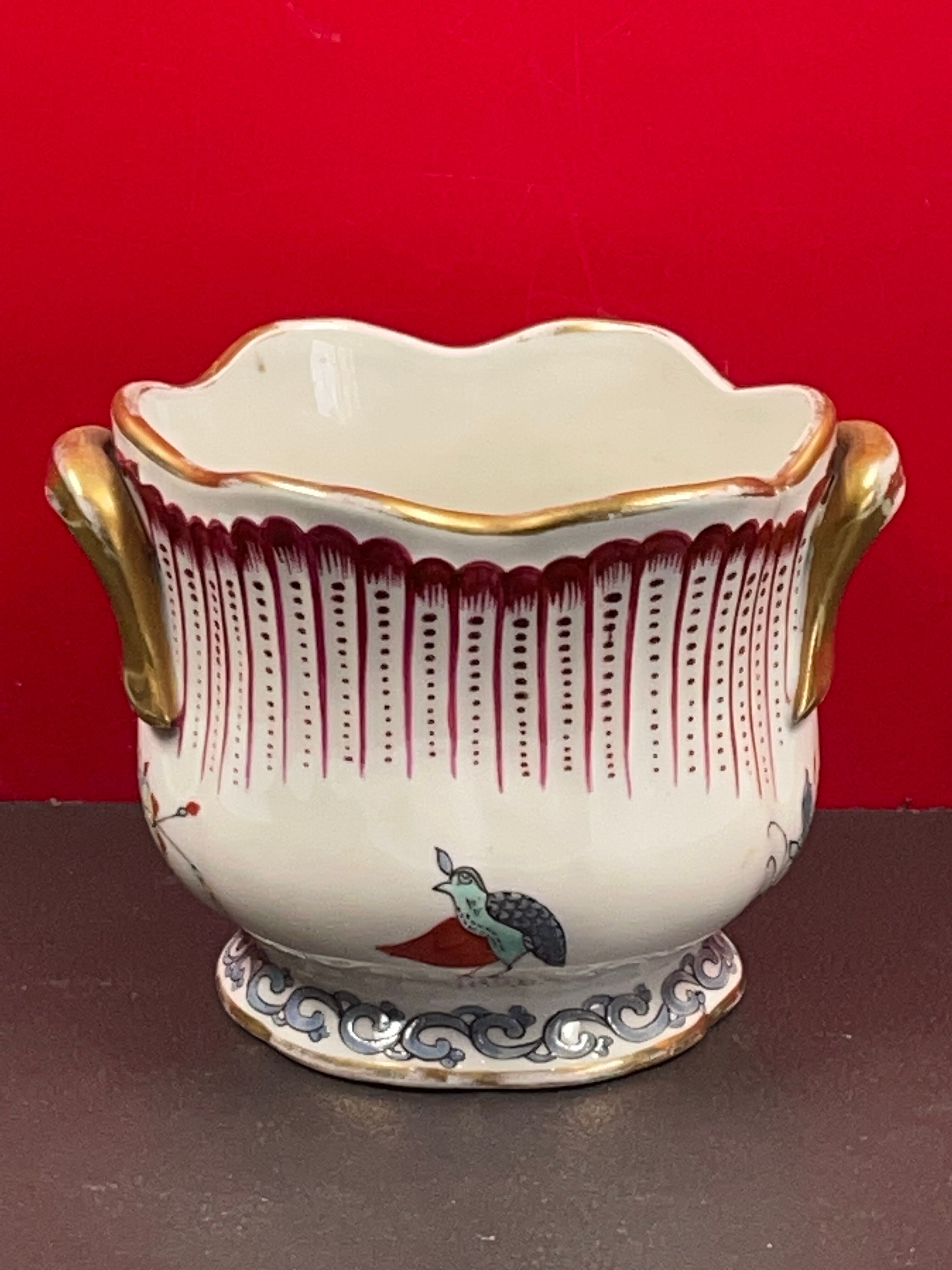 Small porcelain pot cache from Limoges Paris