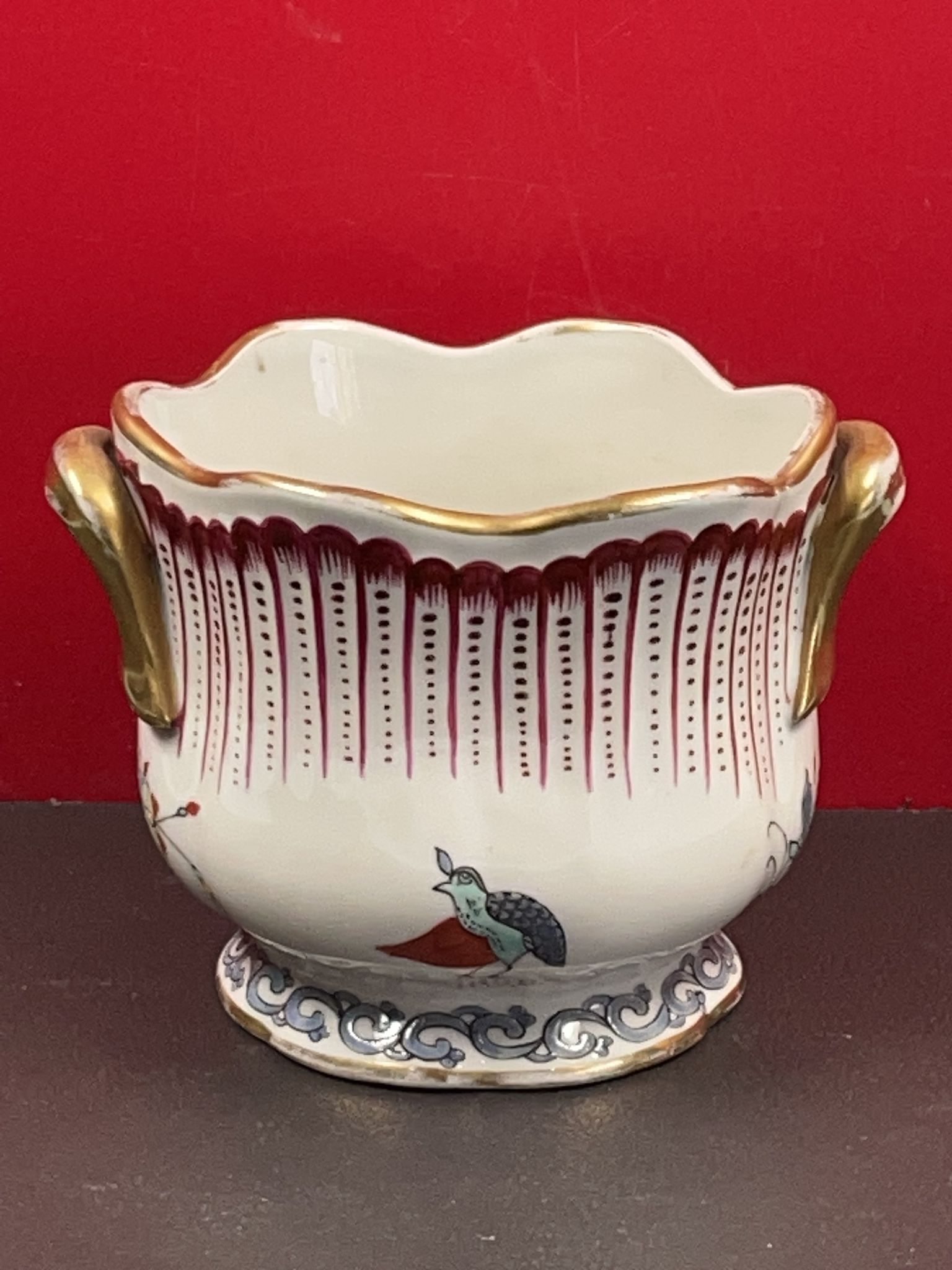 Small porcelain pot cache from Limoges Paris