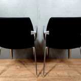 Pair of armchairs Design style Moderniste circa 1970-1980