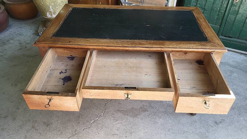 Desk with 3 drawers louis philippe from the 19th century