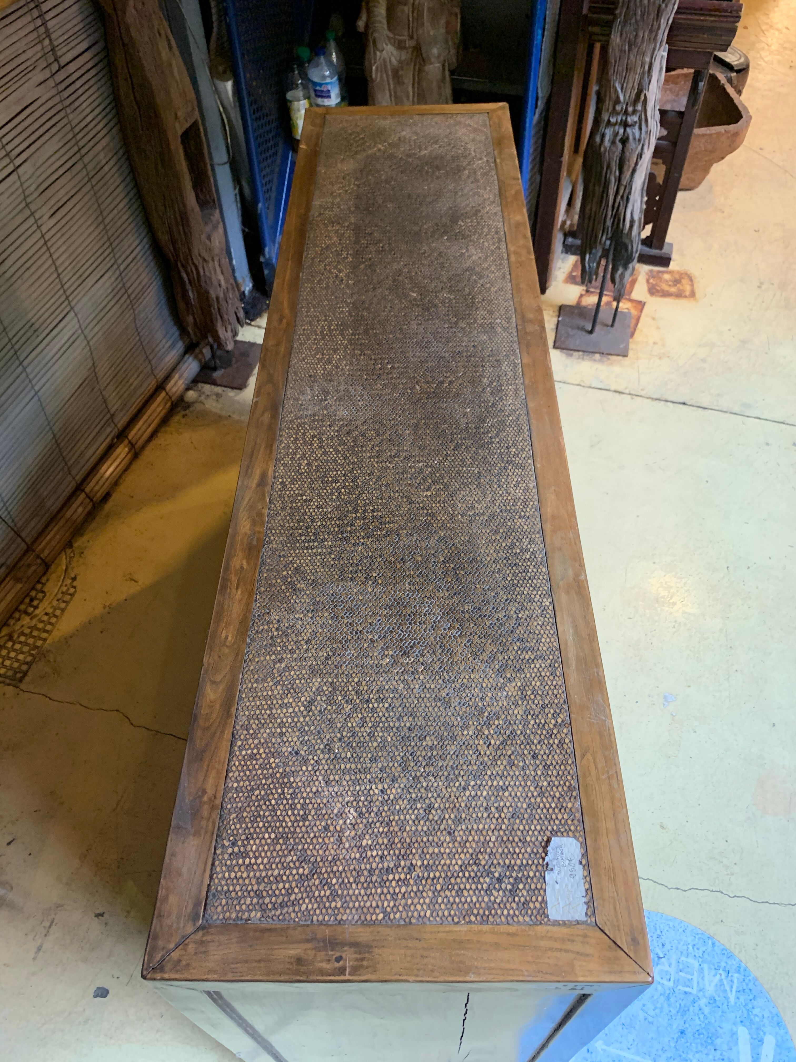 Indonesian bamboo woven buffet