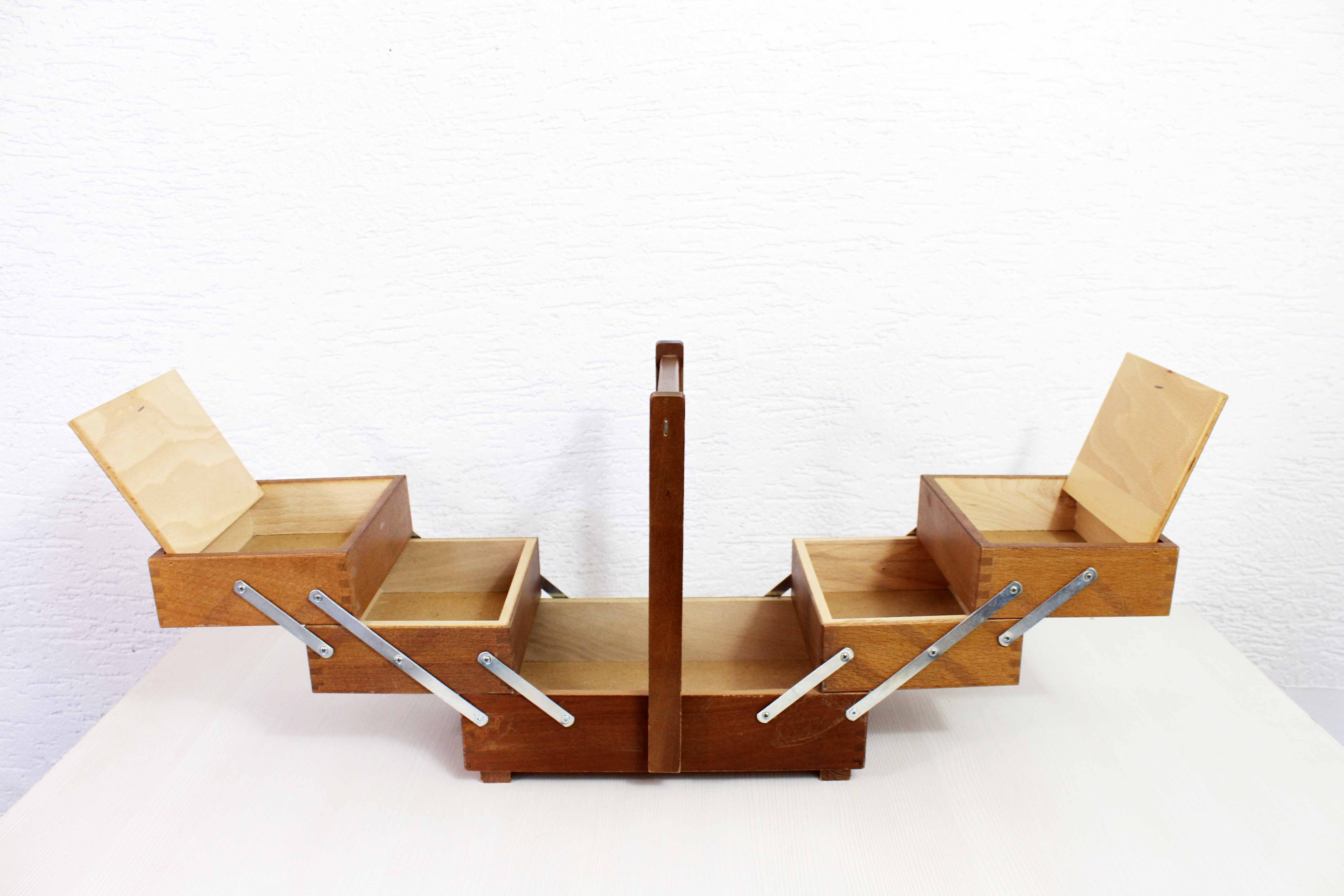 Vintage table sewing box