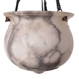 Stunning French Alabaster pendant lamp 1920s