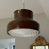 Bumling brown pendant light - Sweden 70s