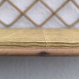 Vintage rattan wall shelf
