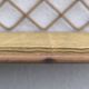 Vintage rattan wall shelf