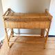 Vintage bamboo and rattan desk