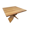 Table pliante en pin