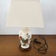 Bedside lamp vintage ceramic foot floral decoration