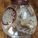 Vase en cristal taillé