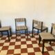 4 chaises des années 70/80