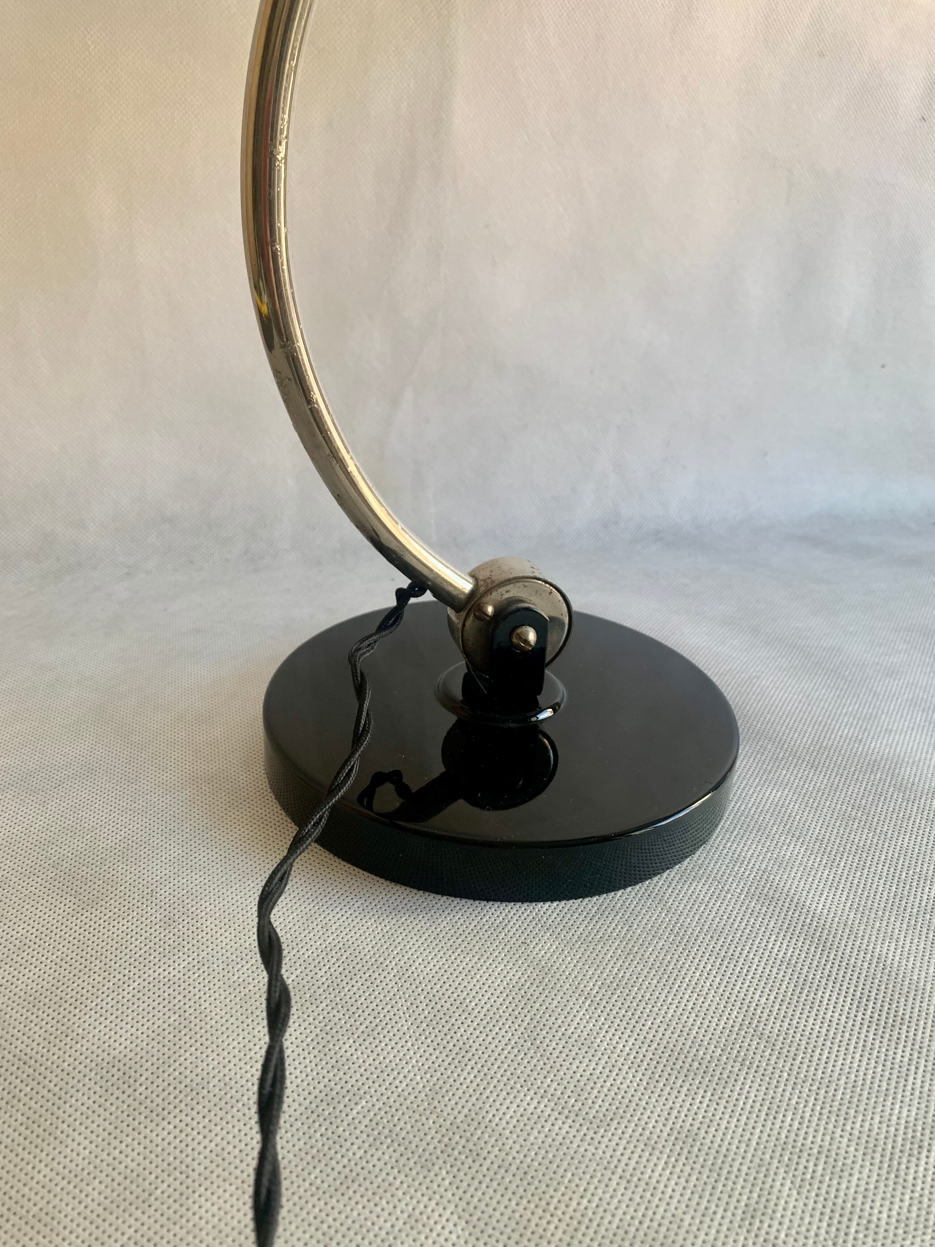 Vintage Bauhaus Table Lamp by Christian Dell for Koranda, 1930