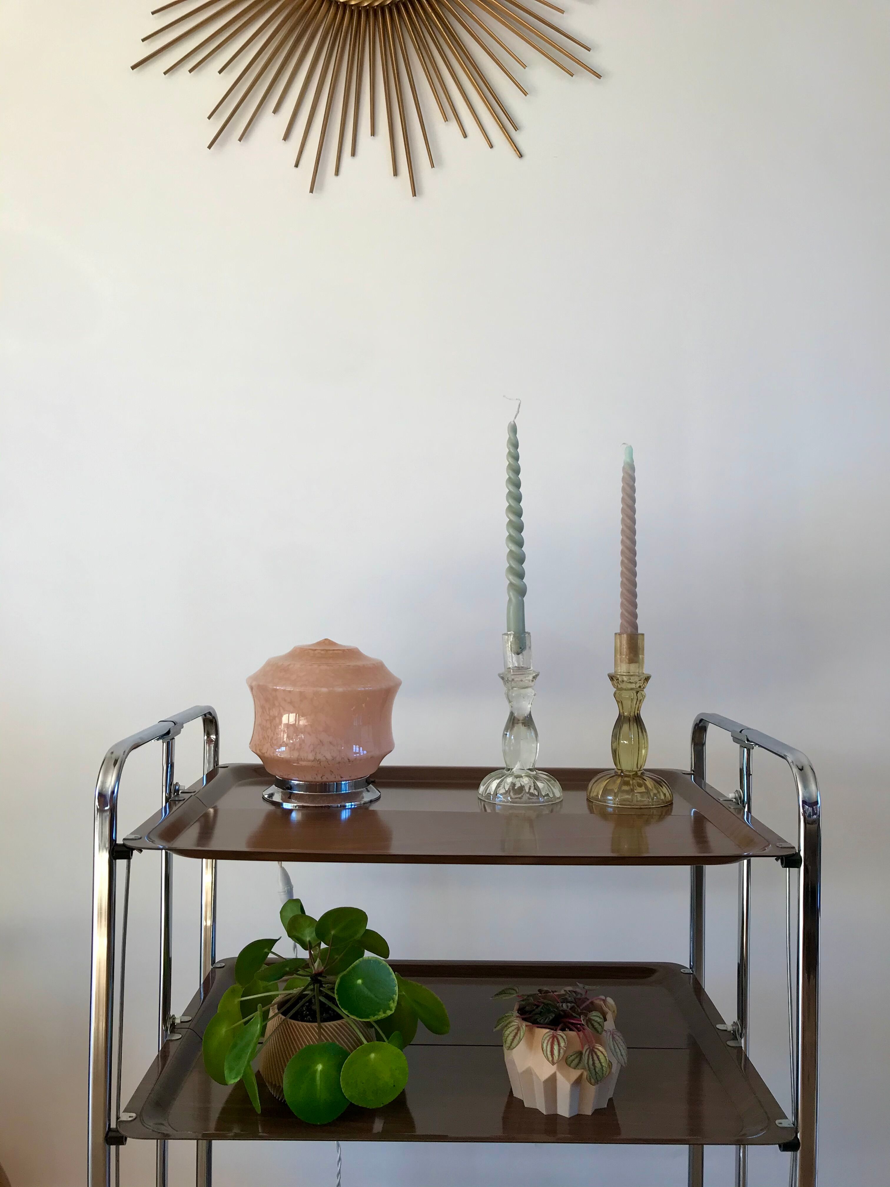 Service in formica and folding chrome 70s