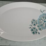 Oval dish: Snake Porcelain