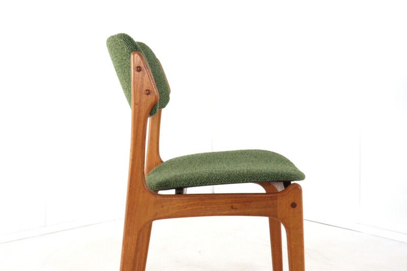 Set of 4 Erik Buch chairs for O.D. Møbler model 49 'Bur'