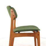 Set of 4 Erik Buch chairs for O.D. Møbler model 49 'Bur'